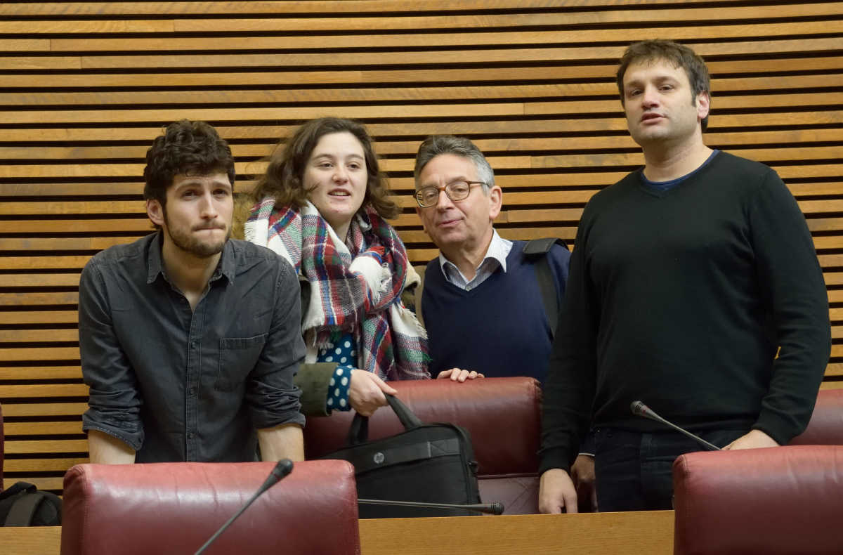 Antonio Estañ, Cristina Cabedo, Daniel Geffner y César Jiménez, diputados críticos con Montiel