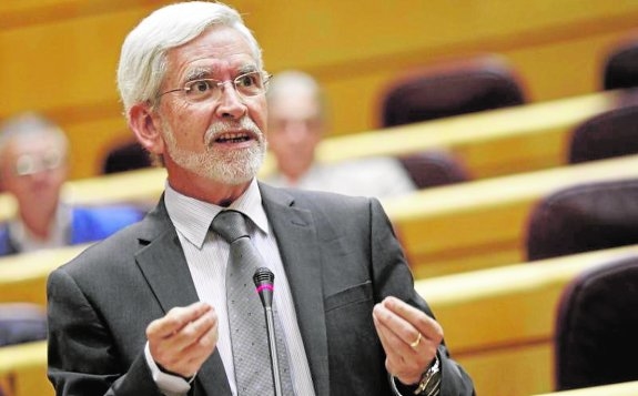 El expresidente de la Generalitat Joan Lerma en el Senado