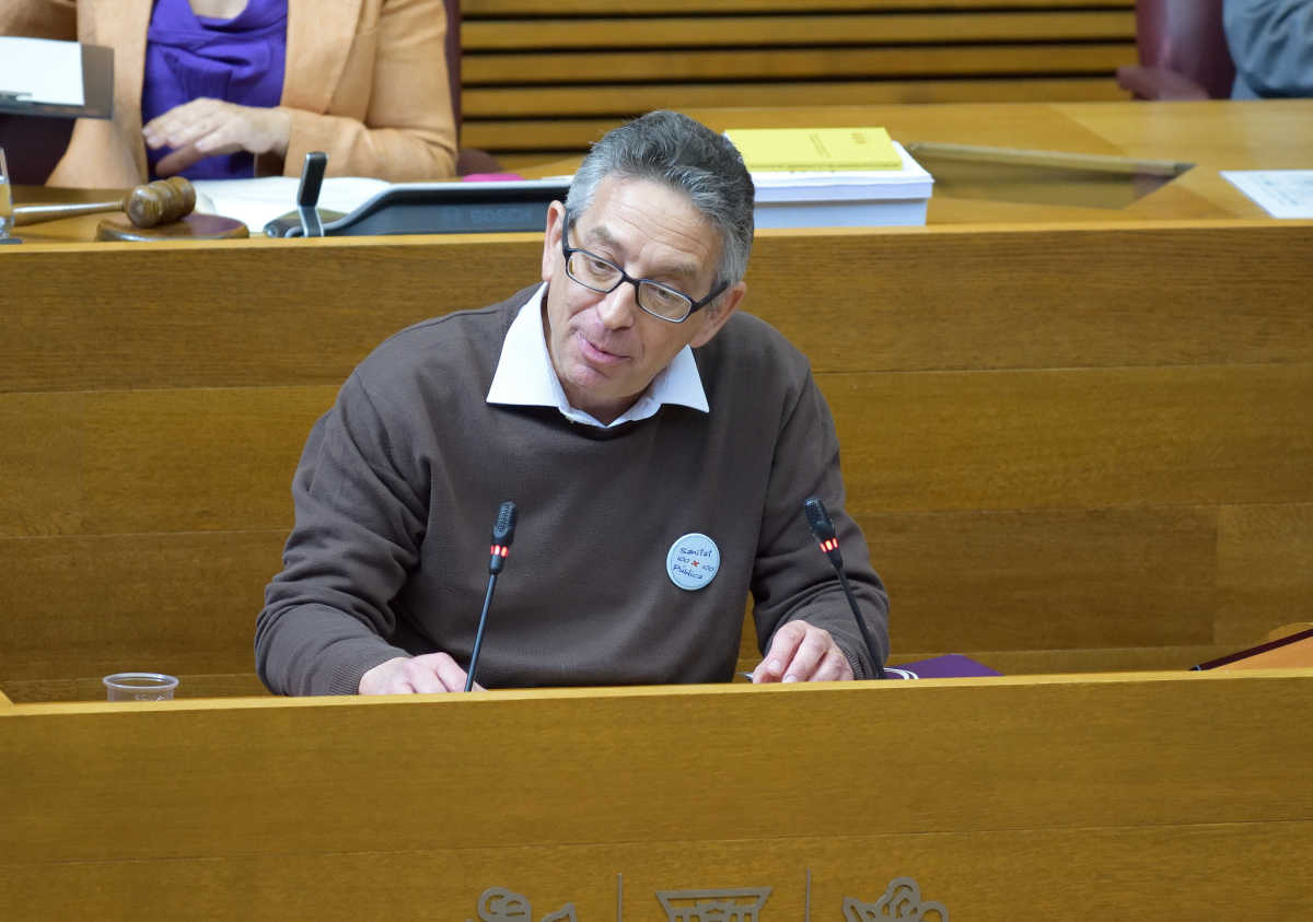 El diputado de Podemos, Daniel Geffner. Foto: CORTS