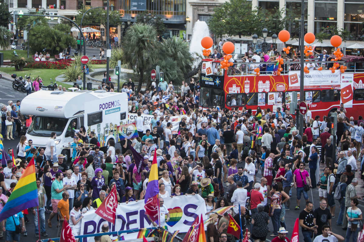 Manifestación Día del Orgullo LGTB. Foto: EVA MAÑEZ