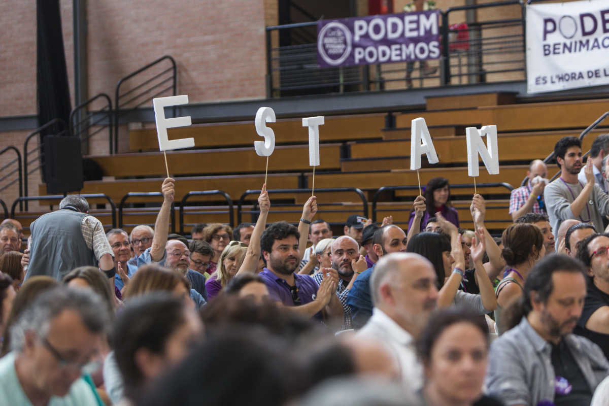 II Asamblea ciudadana de Podemos. Foto: EVA MAÑEZ