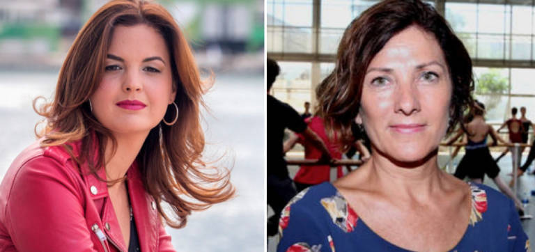 Las dos candidatas a liderar el PSPV de València: Sandra Gómez y Maite Girau