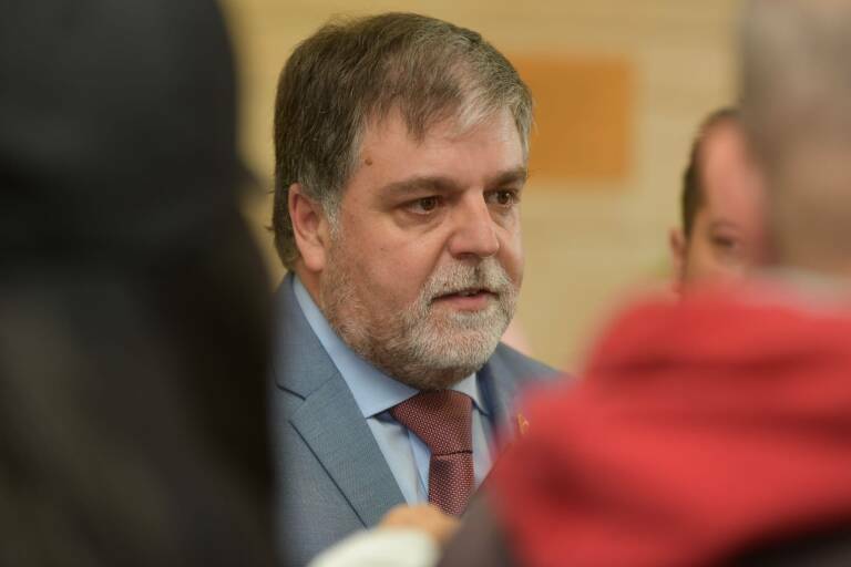 Fulgencio Cerdán, alcalde de Villena, en la presentación de Levante Interior