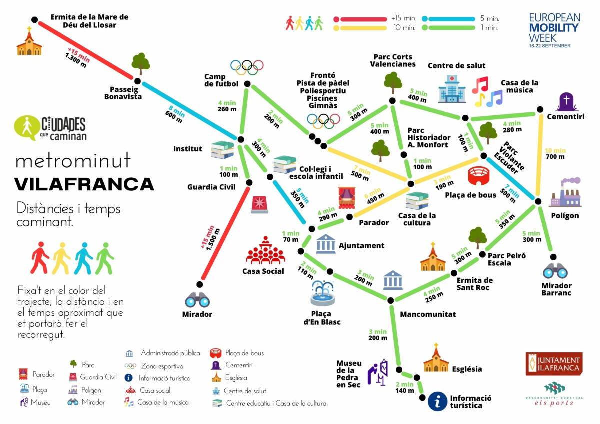 El mapa 'MetroMinut'