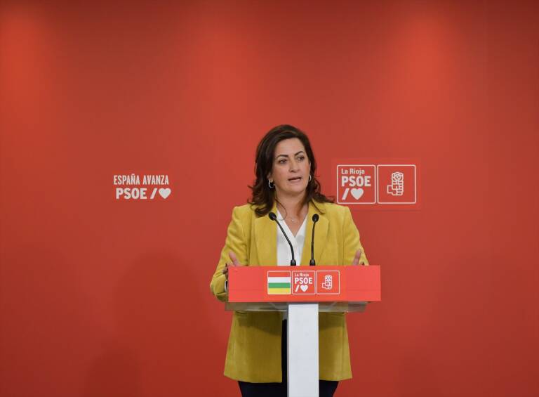 La secretaria general del PSOE riojano, Concha Andreu. Foto: PSOE LA RIOJA