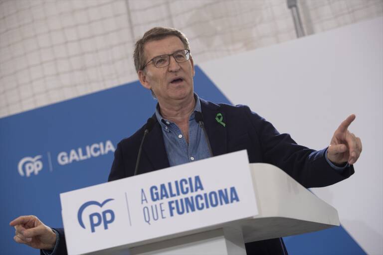 El presidente del PP, Alberto Núñez Feijóo, en una imagen de archivo. Foto: ADRÍÁN IRAGO/EP